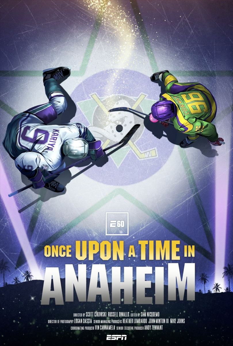Poster for Once Upon a Time in Anaheim, an E60 documentary